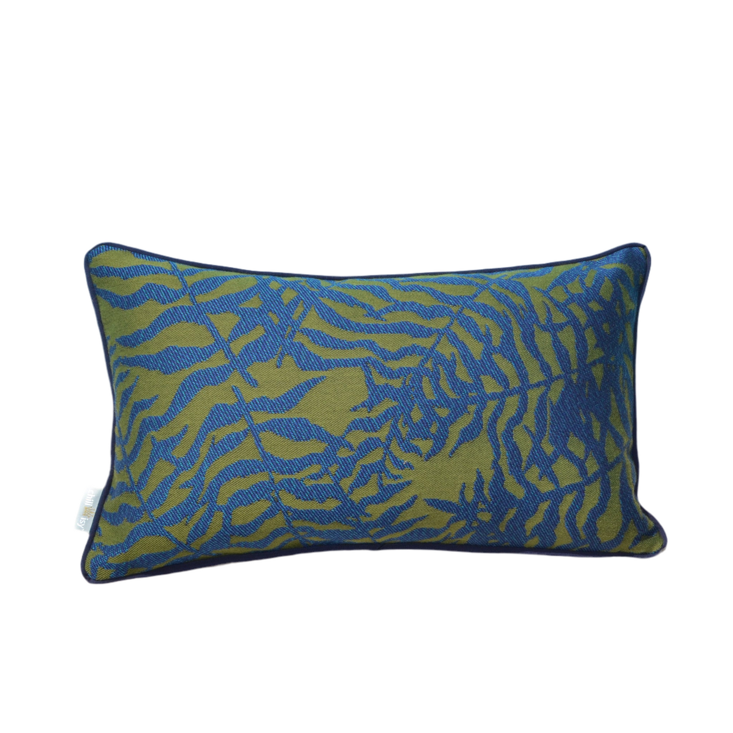 Sunbrella® Ikebana Bayou Blue cushion
