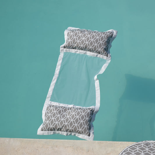 Wasserhängematte Pool-Hängematte Crystal Grau