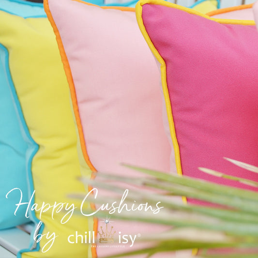 Kunterbunte Kissen "Happy Cushions" by chillisy