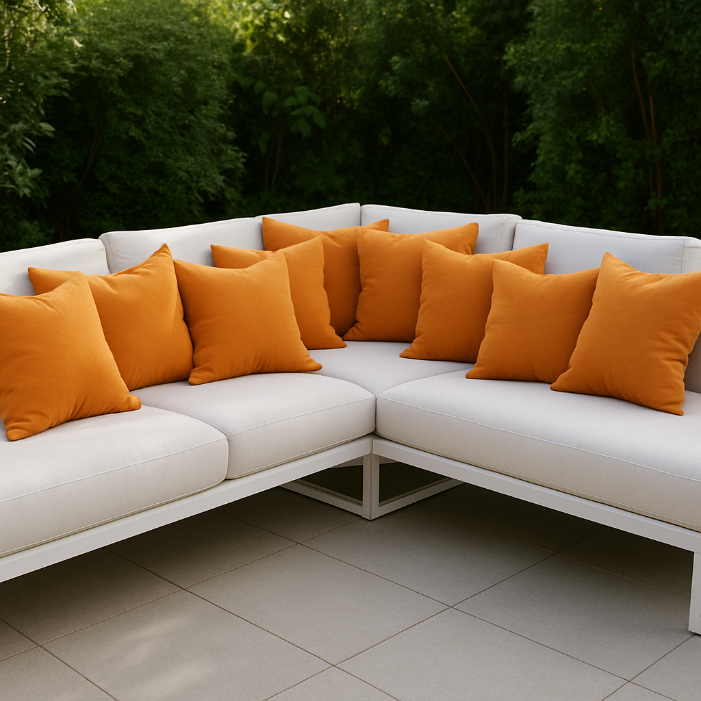 Cushion Summertime Orange Tangerine
