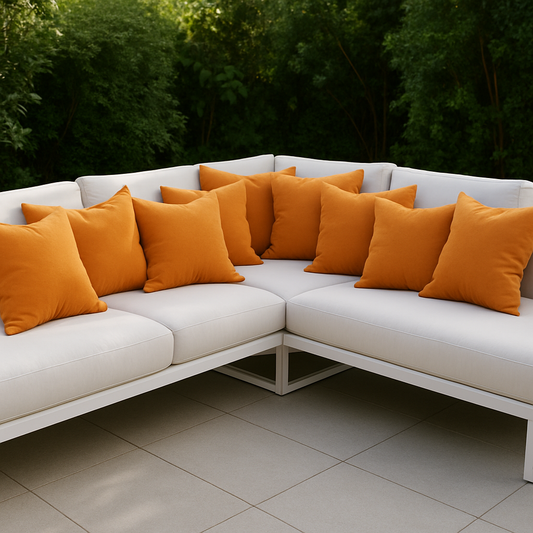 Cushion Summertime Orange Tangerine