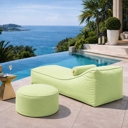 Letto da esterno rosa – Lettino di lusso per piscina e chaise longue da giardino di design, resistente alle intemperie, Made in Germany | chillisy®