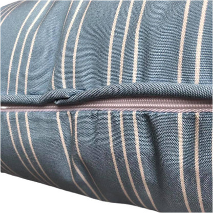 Lido cushion, black, grey, light blue