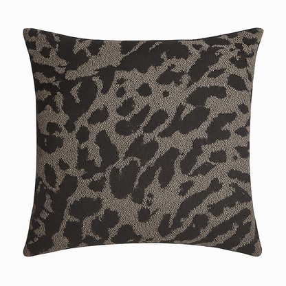 Leo Black/Taupe Cushion - Indoor