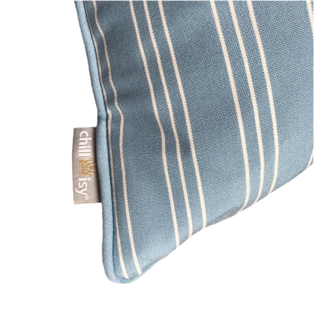 Lido cushion, black, grey, light blue