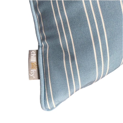 Lido cushion, black, grey, light blue