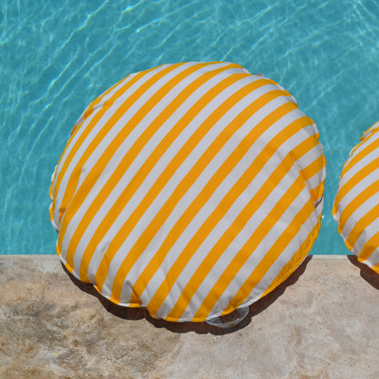 Bathing island CAPRI yellow-white