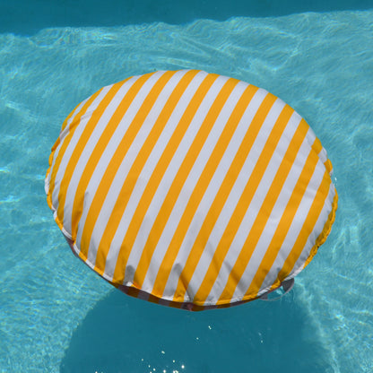 Bathing island CAPRI yellow-white