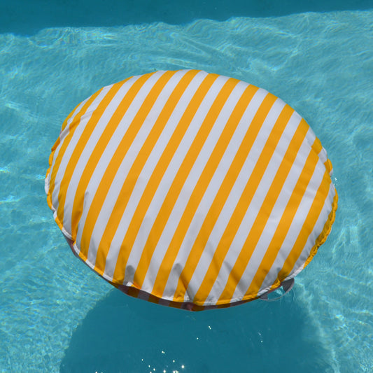 Badeinsel Capri Gelb-Weiß