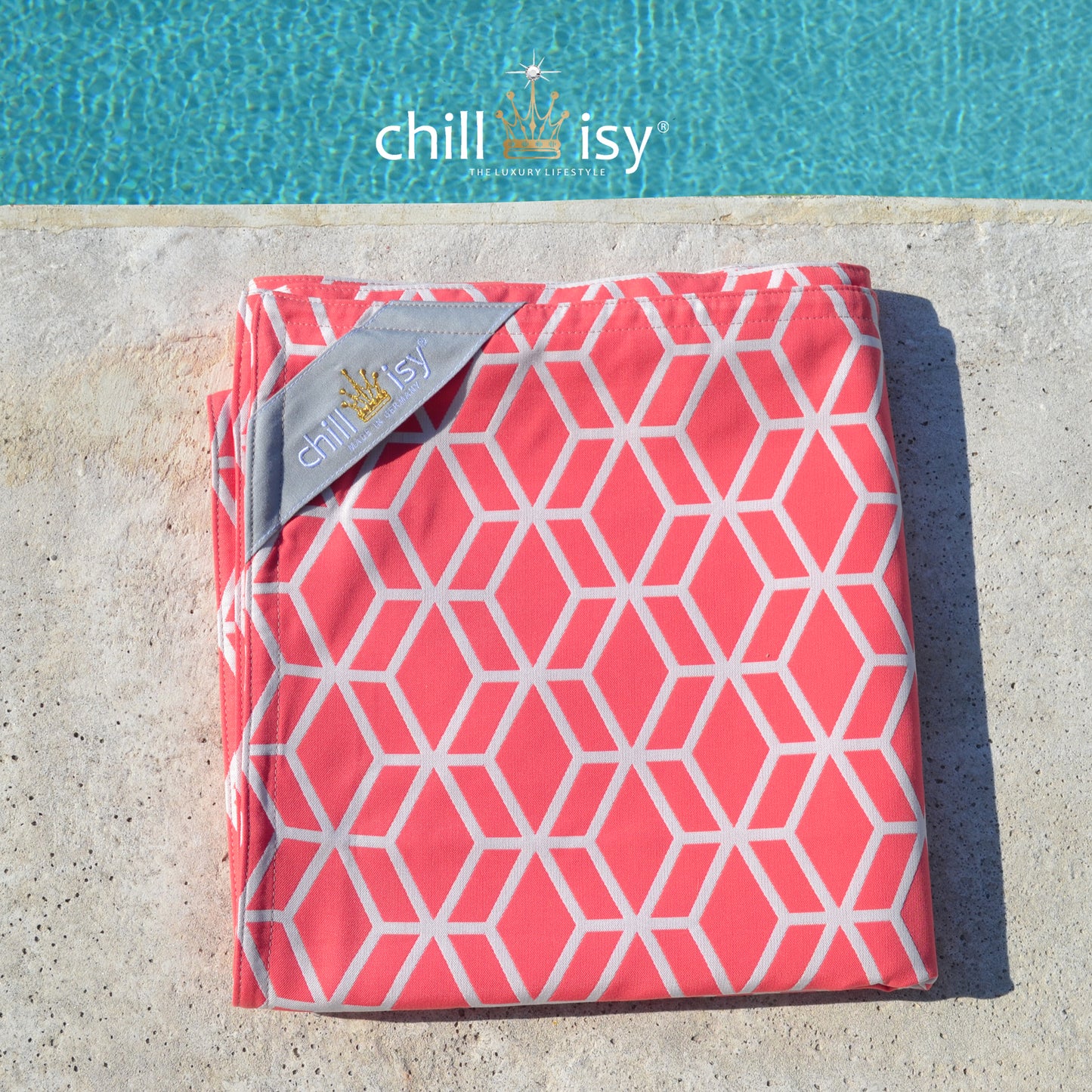 Poolkissenbezug für chillisy Premium Poolkissen Medi 160x120