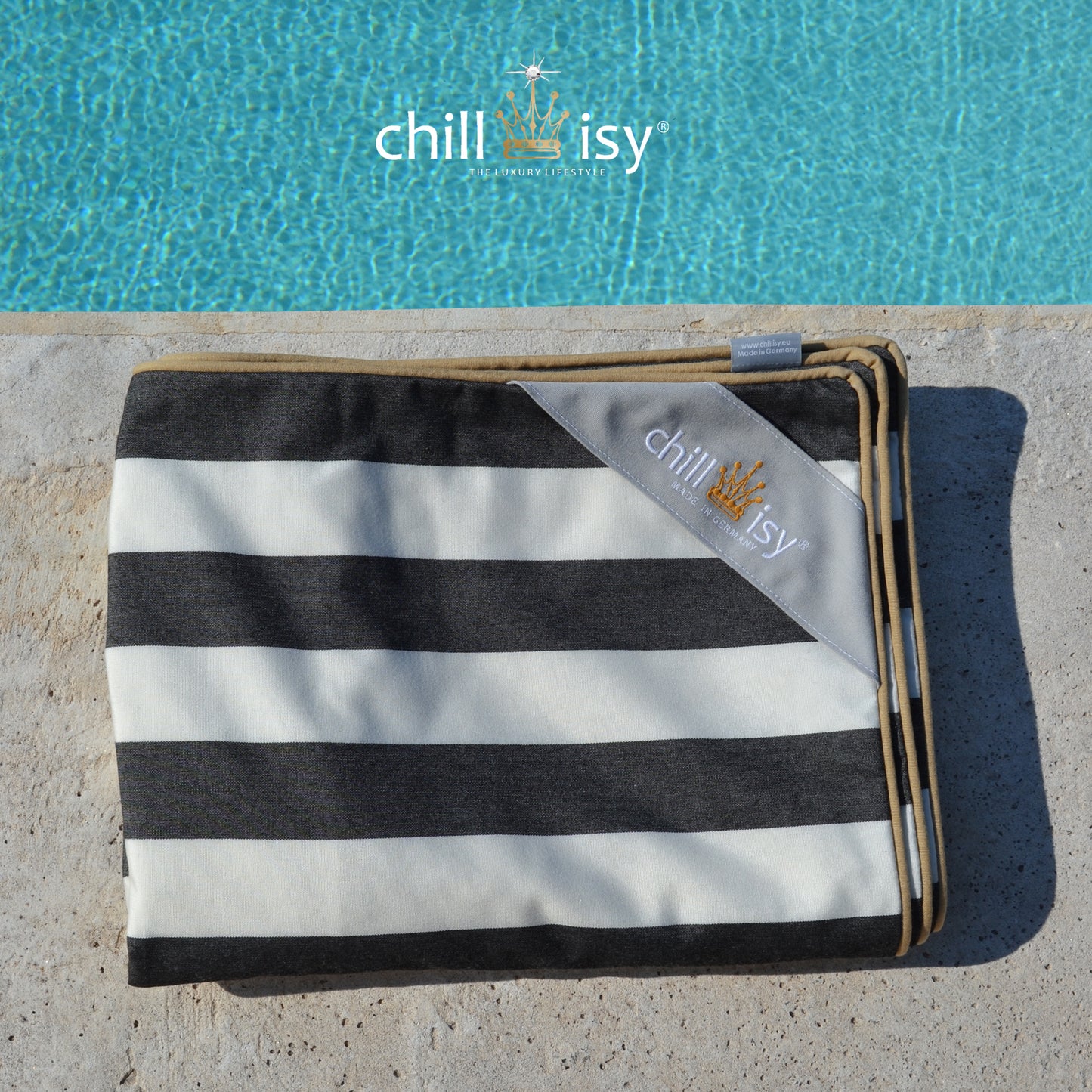 Poolkissenbezug für chillisy Premium Poolkissen Medi 160x120