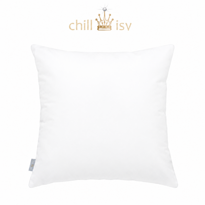Weißes Outdoor Kissen von chillisy® – Premium Gartenkissen, wetterfest, UV-beständig und Made in Germany.