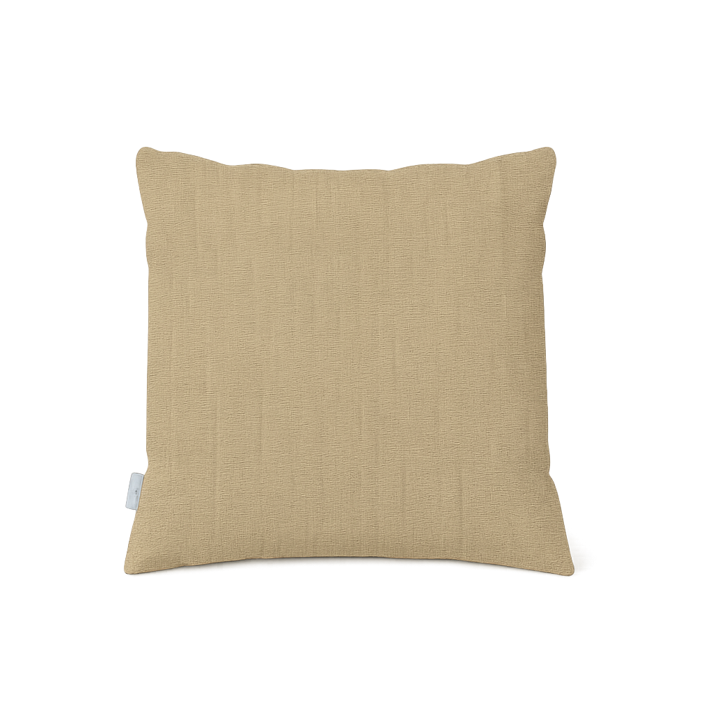 Outdoor Kissen Taupe Melange hergestellt von chillisy in Deutschland.