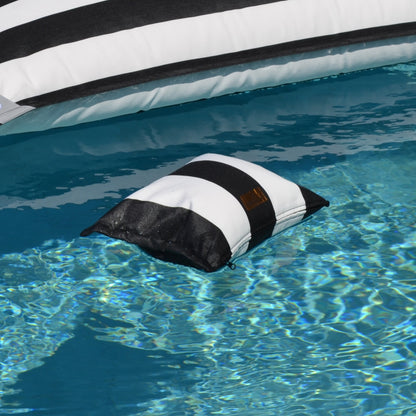 Pool beanbag SVETI STEFAN black/white