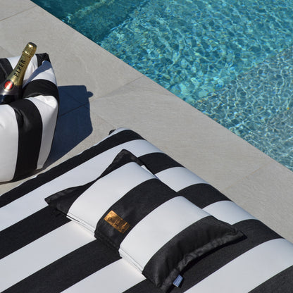 Pool beanbag SVETI STEFAN black/white
