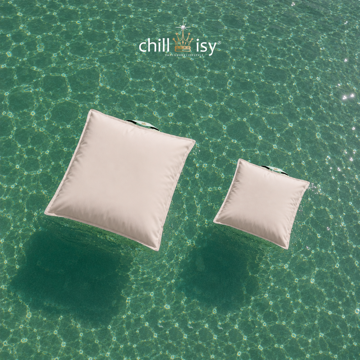 Schwimminsel Float Formentera 60x60 100x100 130x130 | Made in Germany