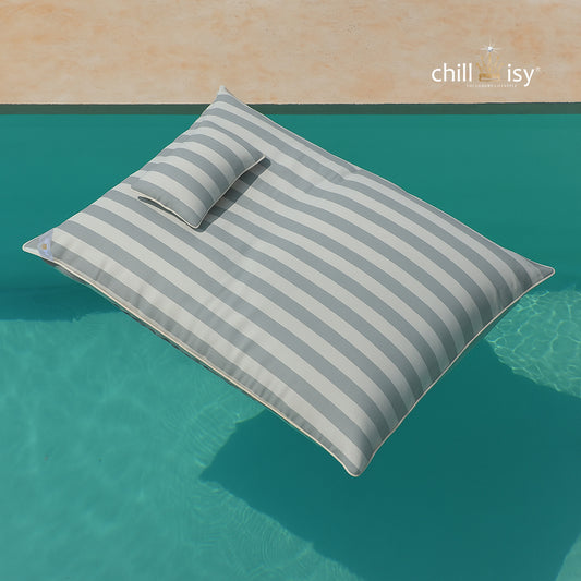 Pool Beanbag LE CLUB Beige Striped