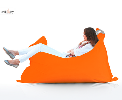 Luxury Outdoor Beanbag Summertime Midi 160 × 120 cm by chillisy® - for indoor & outdoor use 