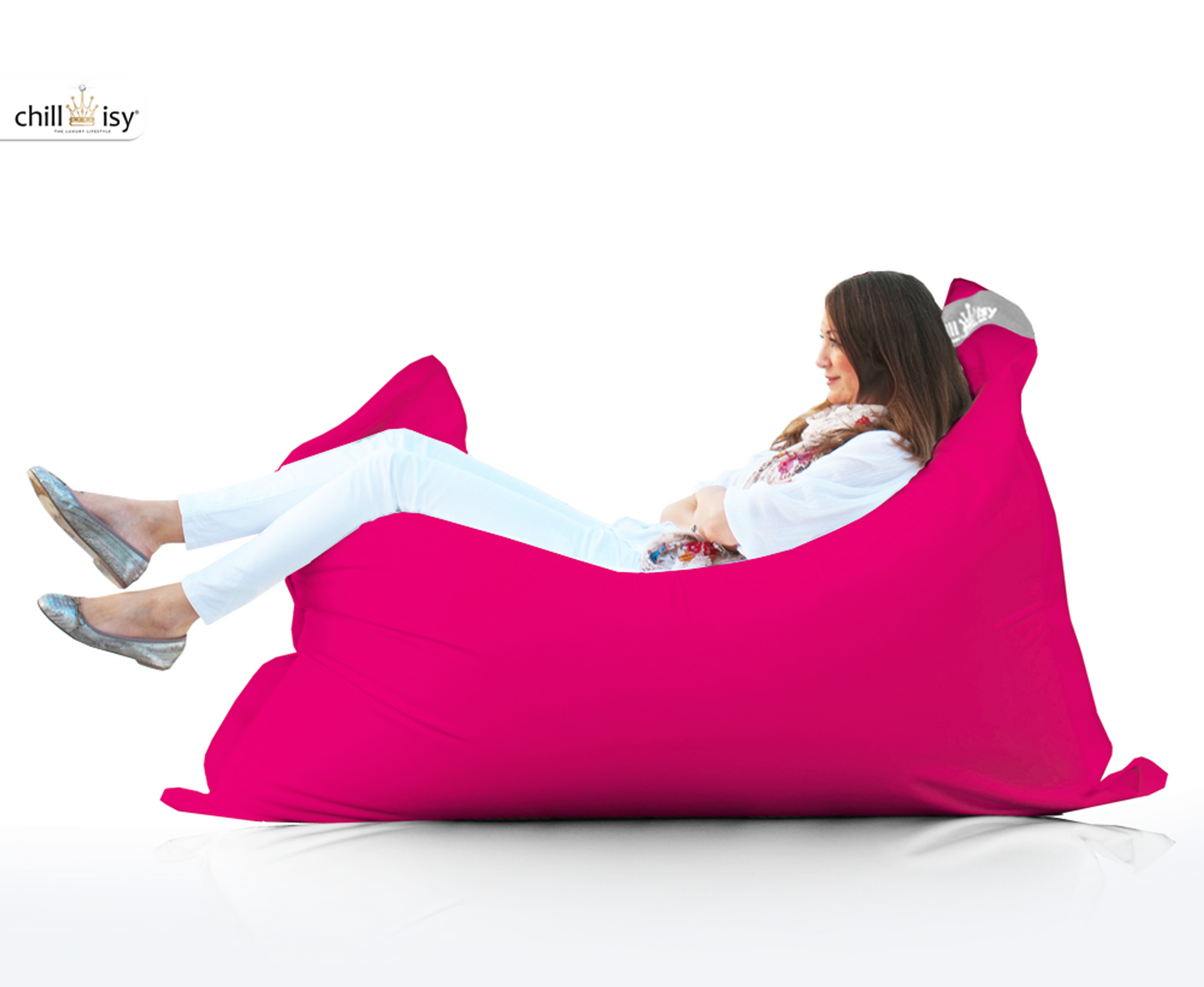 Luxury Outdoor Beanbag Summertime Midi 160 × 120 cm by chillisy® - for indoor & outdoor use 