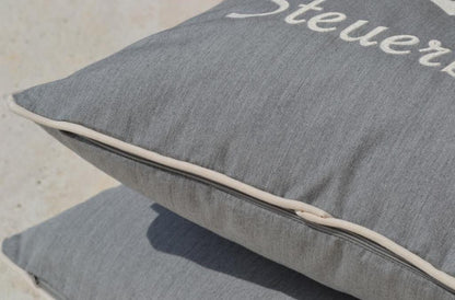 Yacht cushion port steuerbord grey