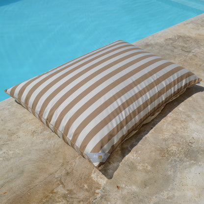 Pool Beanbag LE CLUB Beige Striped