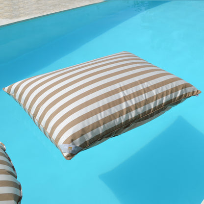 Pool Beanbag LE CLUB Beige Striped