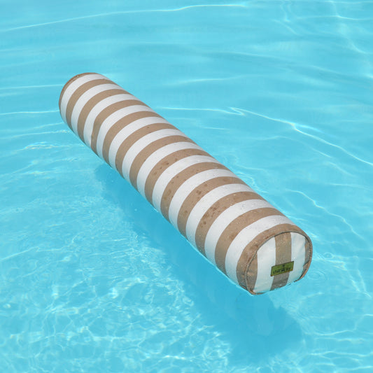Schwimmnudel XXL Yacht Beige/Creme od. Grau/Weiß