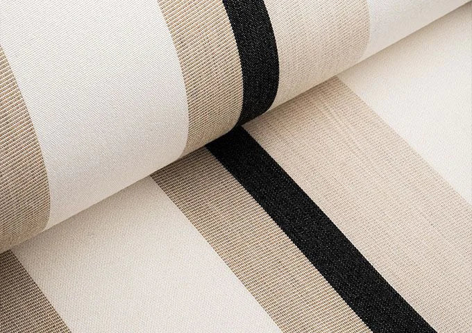 Cushion Sunbrella® Stripes Canyon Beige