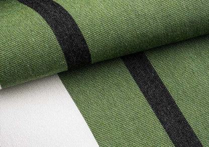 Sunbrella® Stripes Canyon Green Cushion
