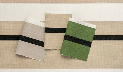 Cushion Sunbrella® Stripes Canyon Gray