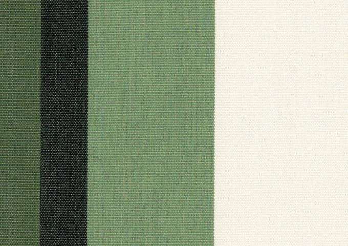 Sunbrella® Stripes Canyon Green Cushion