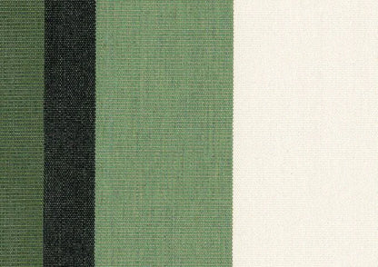 Sunbrella® Stripes Canyon Green Cushion